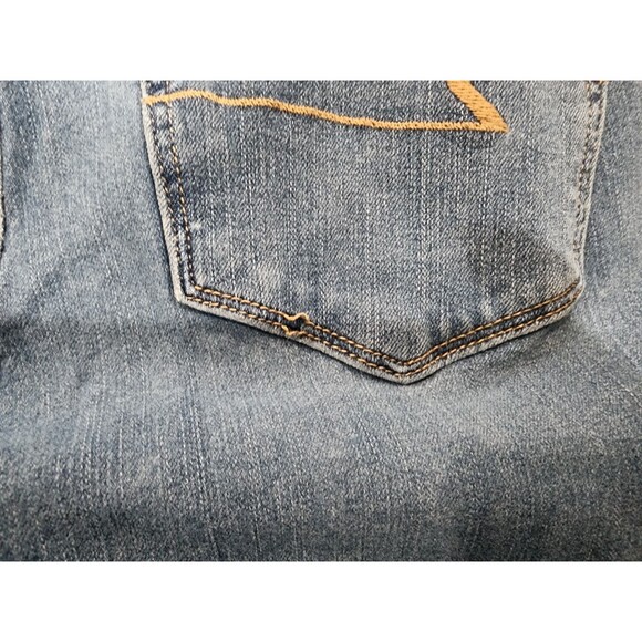 American Eagle Size 10 Med Wash Distressed Super Hi-Rise Jegging Dream Jeans - Picture 10 of 12
